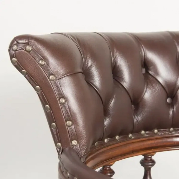 Кабинетное рабочее кресло MSM.6 BROWN 12028 BROWN купить в интернет магазине Мебель из массива. Звоните +7 495 961-63-63 Мебель Индонезии